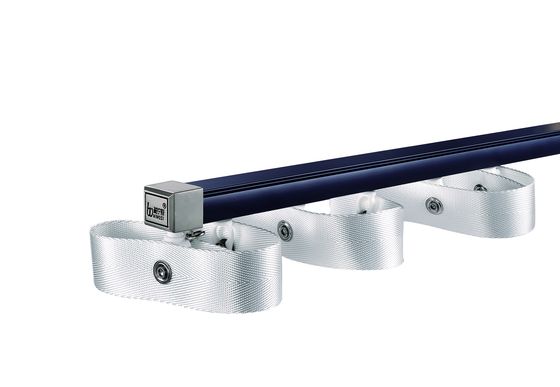 قیمت خوب Ready to Ship In Stock Fast Dispatch Skylight pulley system square thick sliding track metal curtain track آنلاین