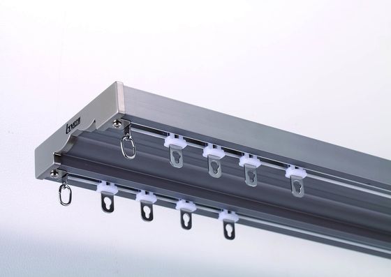 قیمت خوب Suspended Ceiling Double Curtain Track Exterior Aluminum Curtain Track آنلاین