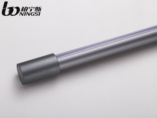 قیمت خوب Thickened curtain rod curtain track pulley curtain rod mute straight rail slide rail top mounted side single Roman rod آنلاین